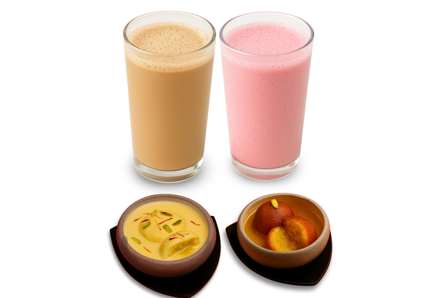 Add any sweet and Beverage