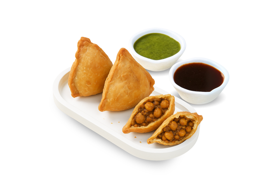 Chana Masala Samosa