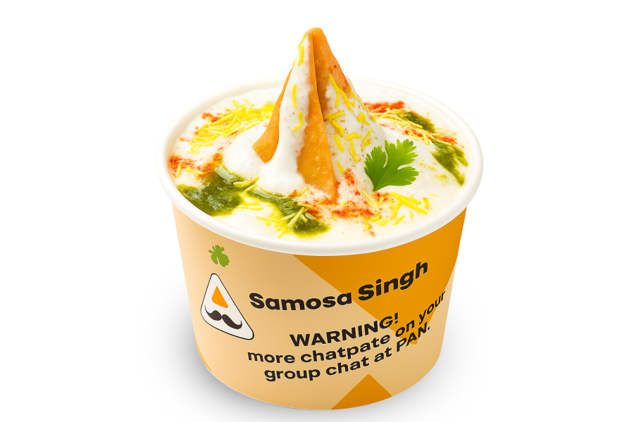 Dahi Samosa Chaat