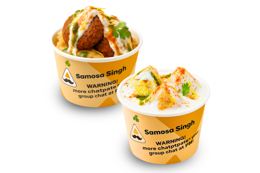 Healthy Chaat Combo - 1 Beetroot Corn Dahi Chaat + 1 Fruity Dahi Bhalla